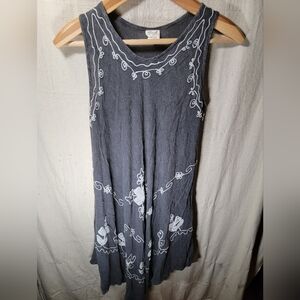 Embroidered Beach cover up one size fits most beautifully made in India